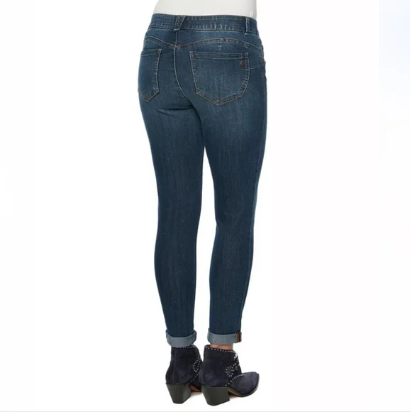 SOLD NWT Democracy Absolution Ankle Skimmer Jeans Women's 6 Dark Wash Soft Comfy - Picture 5 of 11
